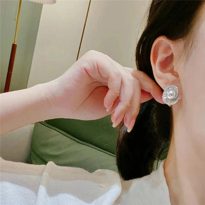 Delicate Artisan Pearl Earring