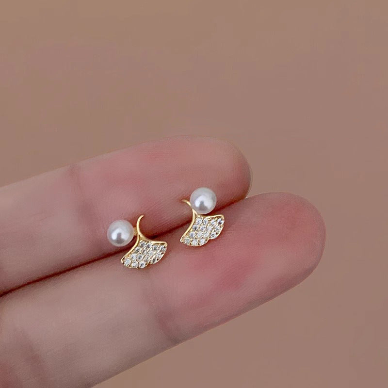Delicate Artisan Pearl Earring