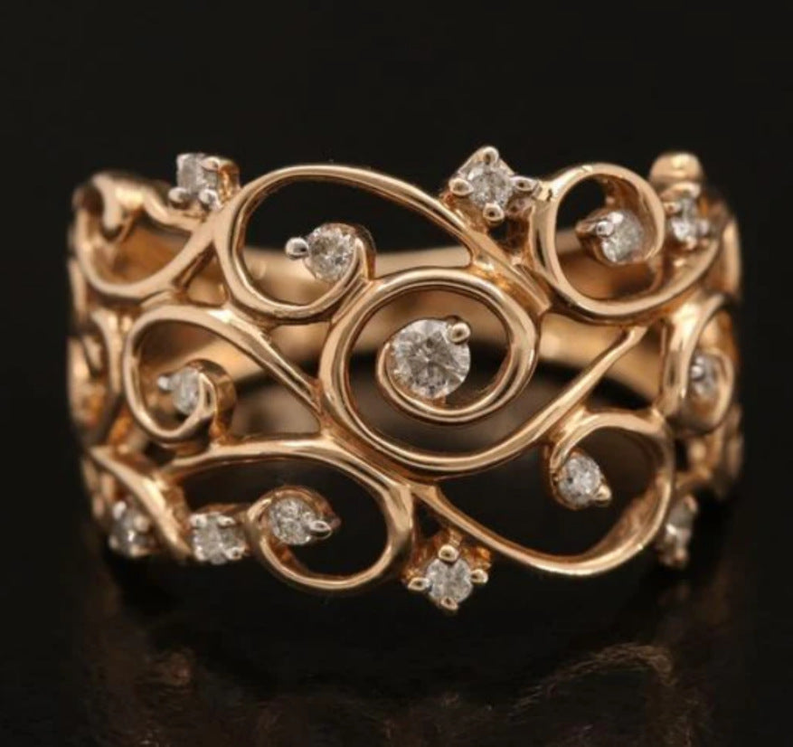 Beautiful Gold Ring with Unique Style