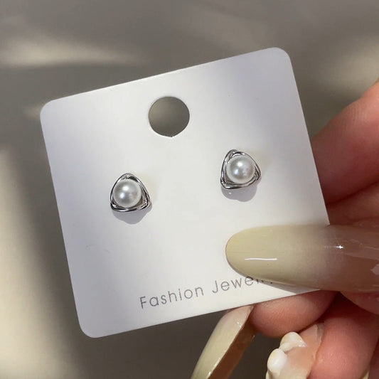 Delicate Artisan Pearl Earring