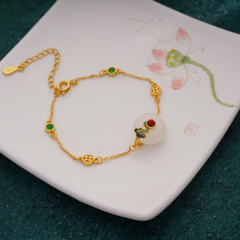 Delicate Artisan Gold Bracelet