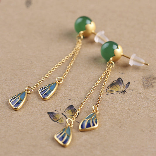 Vintage Handmade Gold Earring