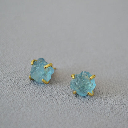 Vintage Handmade Gold Earring