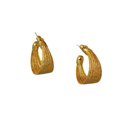Beautiful Gold Earring with Unique Style