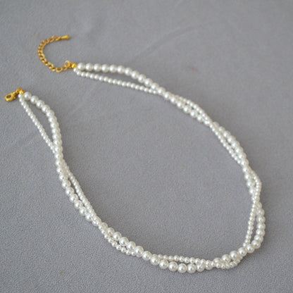 Delicate Artisan Pearl Necklace