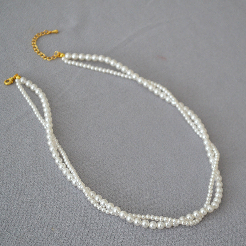 Delicate Artisan Pearl Necklace