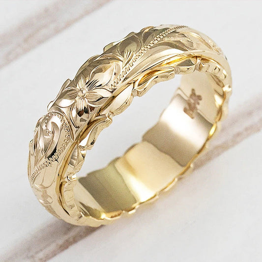 Romantic Gold Ring for Special Moments