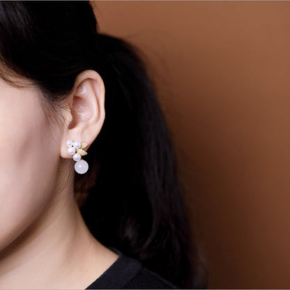 Delicate Artisan Gold Earring