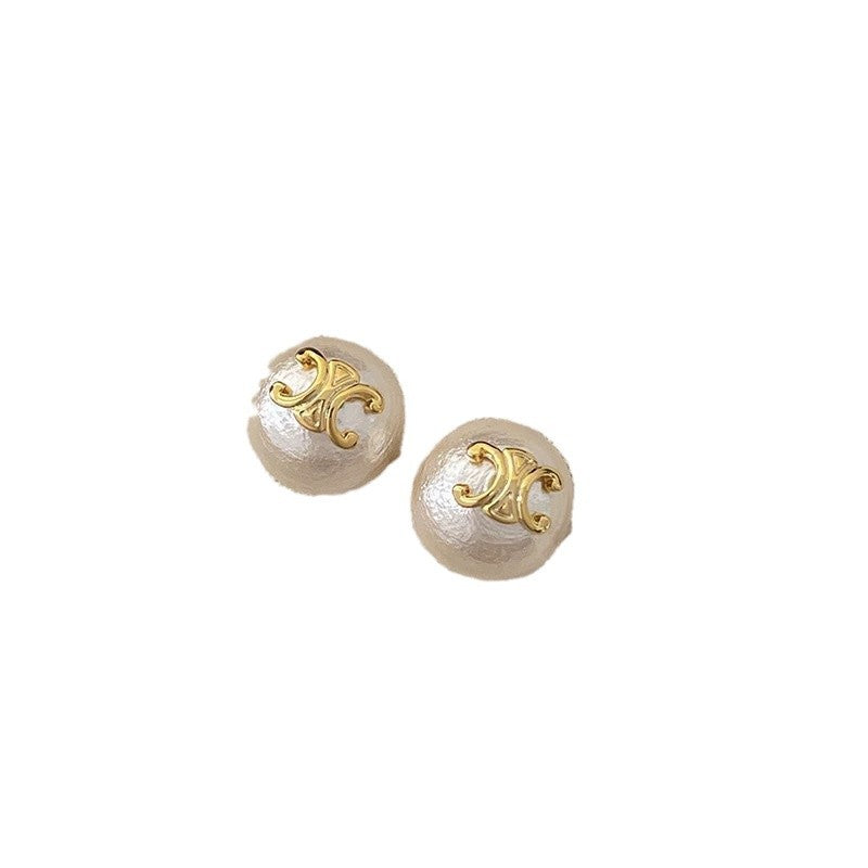 Delicate Artisan Pearl Earring