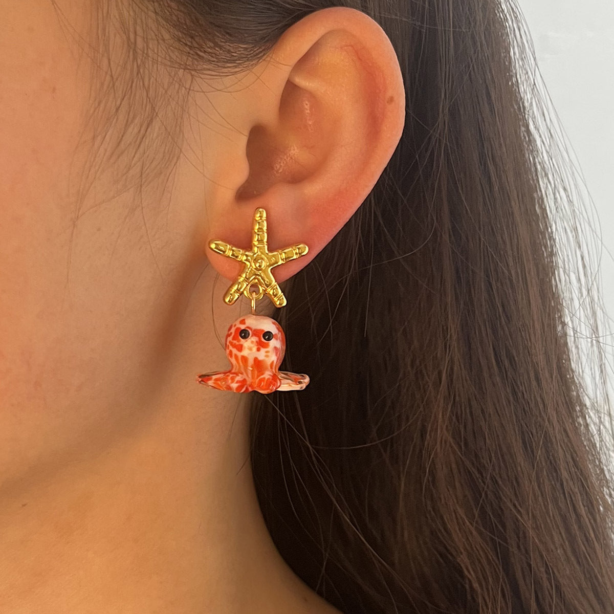 Delicate Artisan Pearl Earring