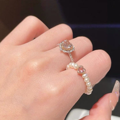 Delicate Artisan Pearl Ring