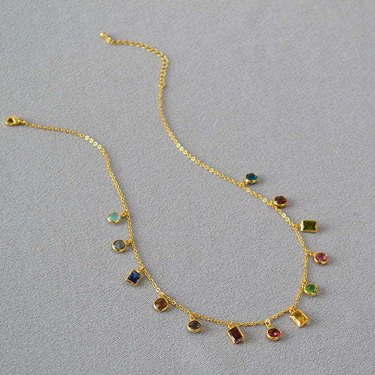 Vintage Handmade Gold Necklace