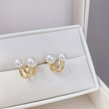 Delicate Artisan Pearl Earring