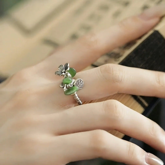 Delicate Artisan Silver Ring