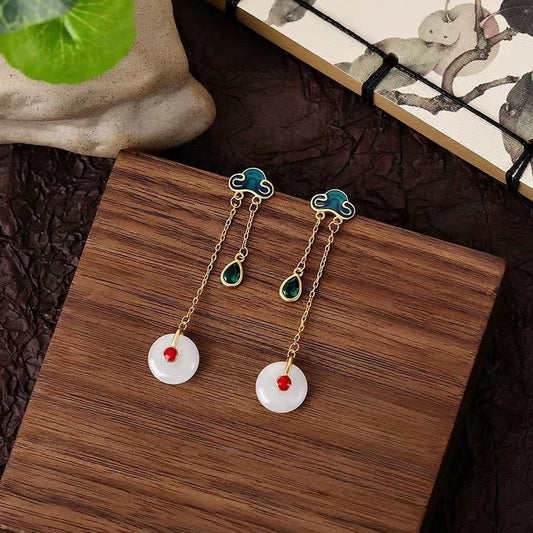 Delicate Artisan Gold Earring