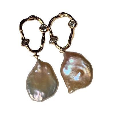 Vintage Handmade Pearl Earring