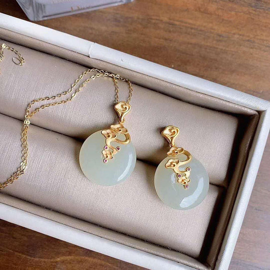 Vintage Handmade Gold Necklace