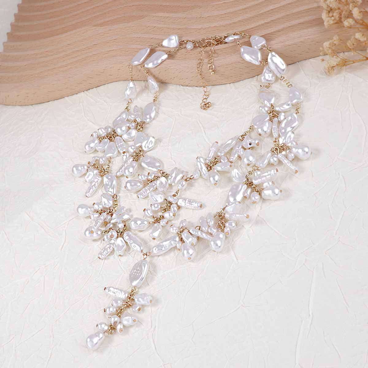 Beautiful Pearl Set with Unique Style