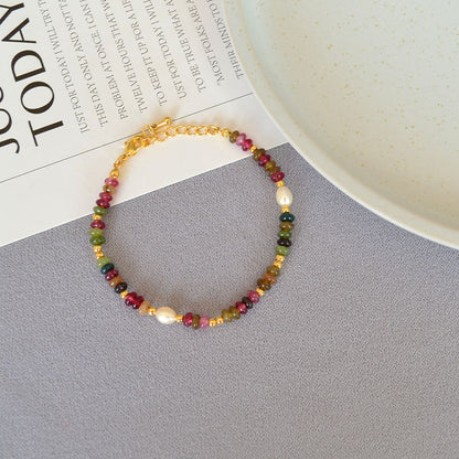 Delicate Artisan Pearl Bracelet