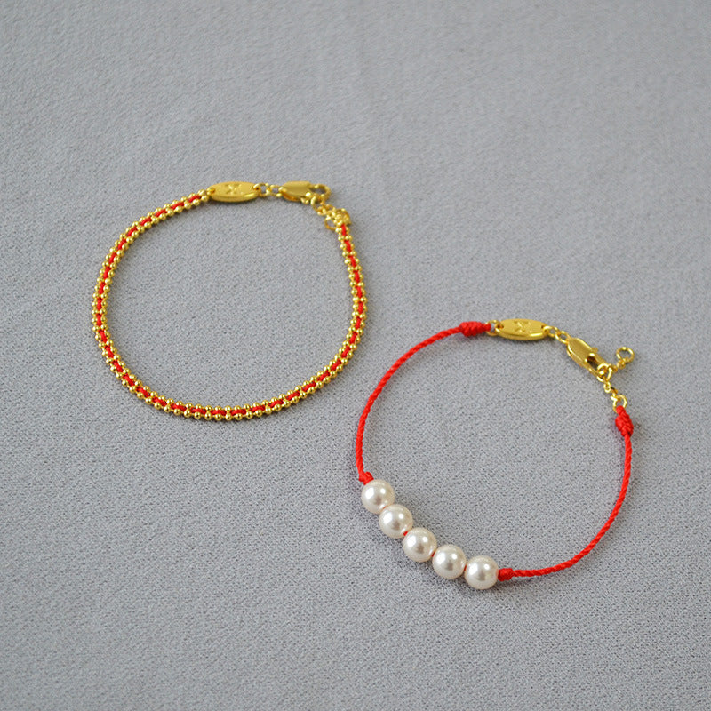 Vintage Handmade Pearl Bracelet