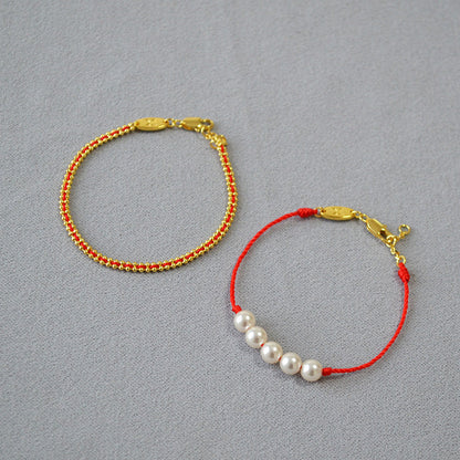 Vintage Handmade Pearl Bracelet