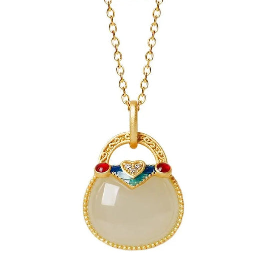 Vintage Handmade Gold Necklace