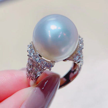 Delicate Artisan Pearl Ring