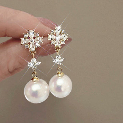 Delicate Artisan Pearl Earring