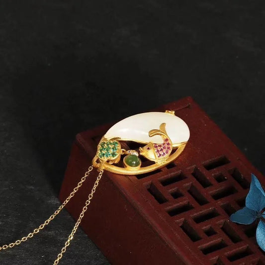 Vintage Handmade Gold Necklace