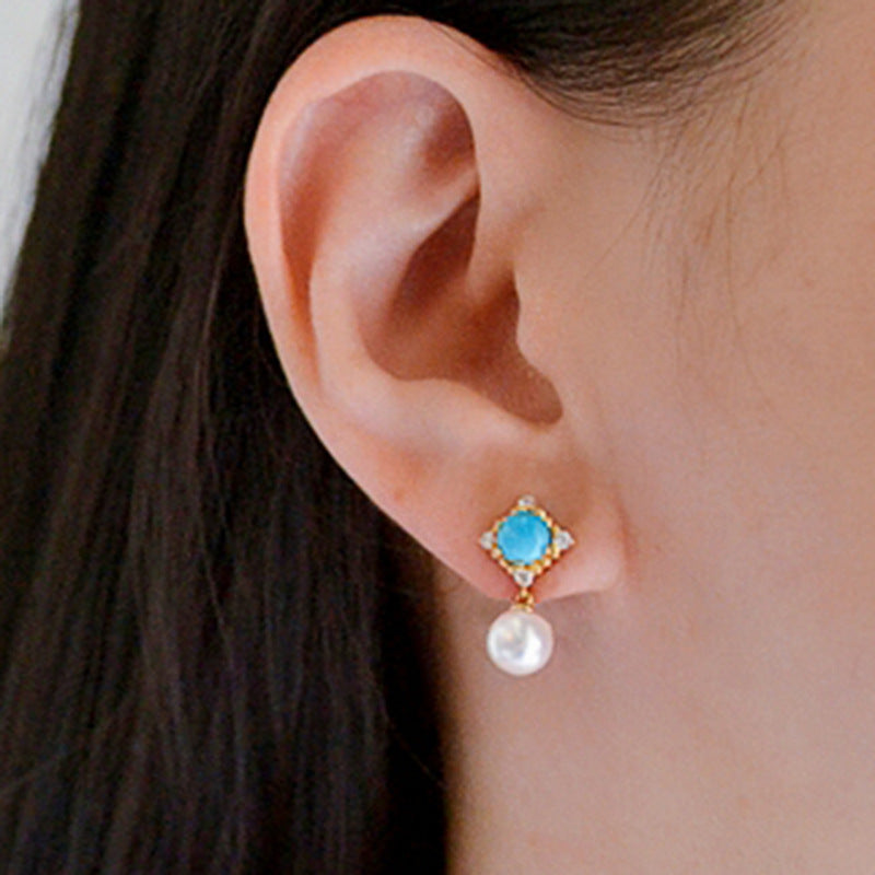 Vintage Handmade Pearl Earring