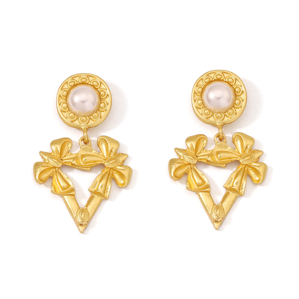 Delicate Artisan Pearl Earring