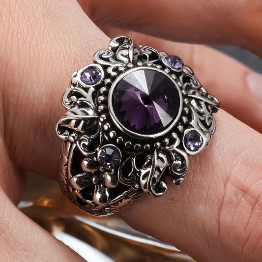 Delicate Artisan Silver Ring