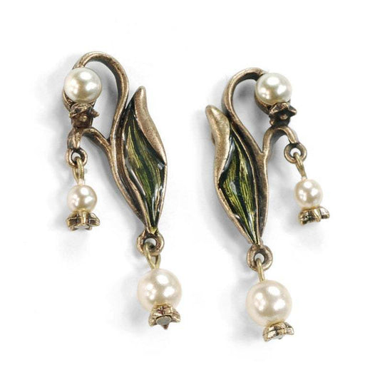Delicate Artisan Pearl Earring