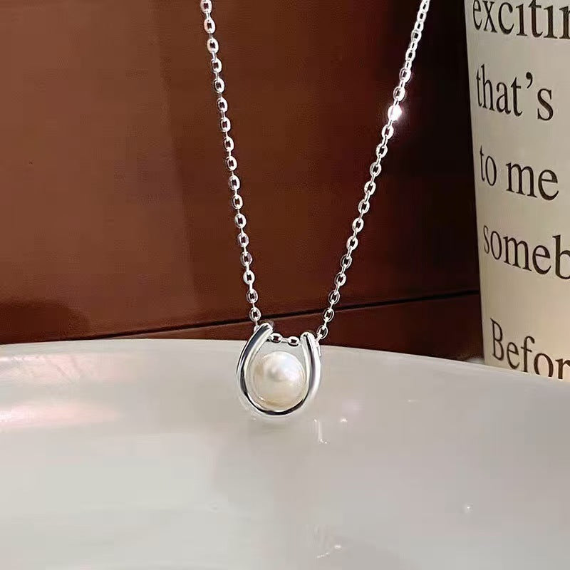 Delicate Artisan Pearl Necklace