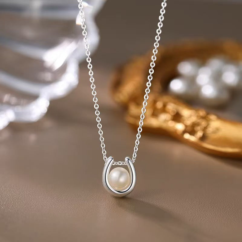Delicate Artisan Pearl Necklace