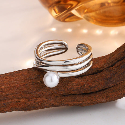 Romantic Pearl Ring for Special Moments