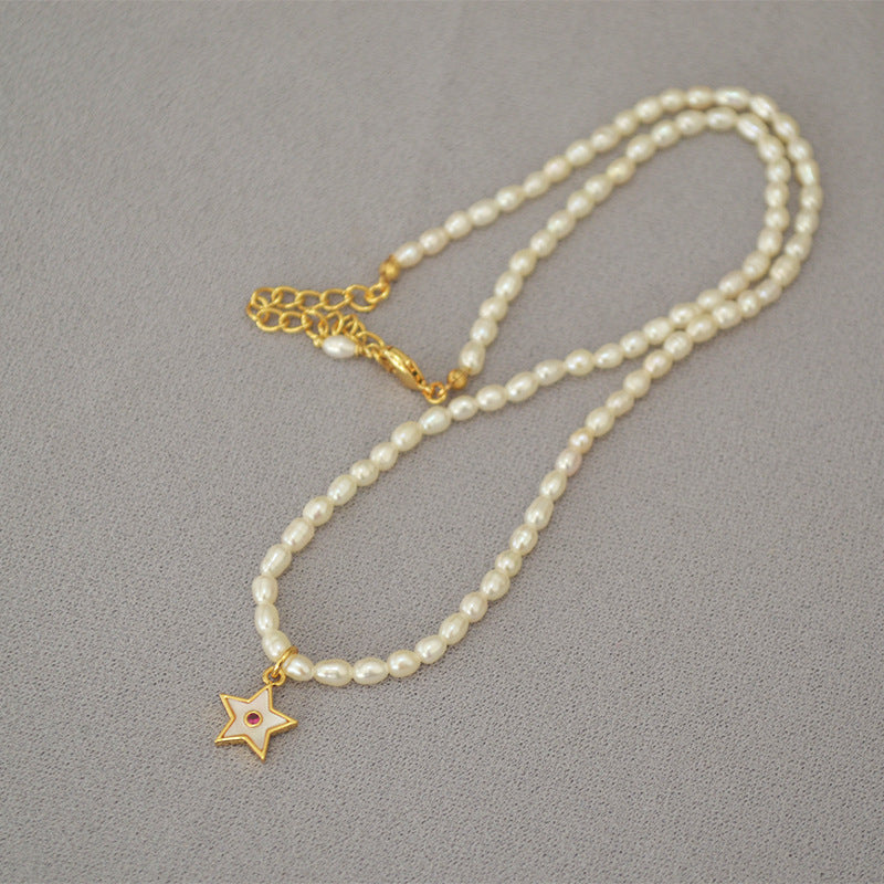 Vintage Handmade Pearl Necklace