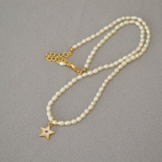 Vintage Handmade Pearl Necklace