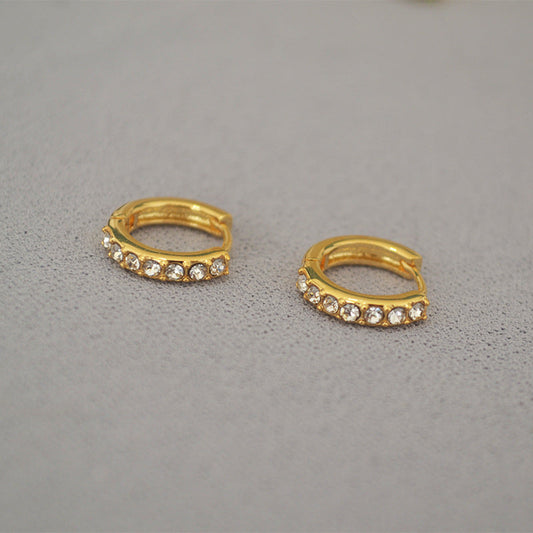 Vintage Handmade Gold Earring