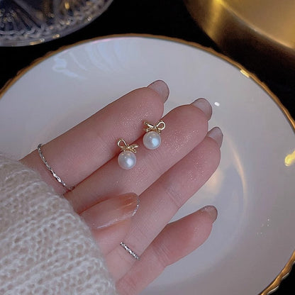 Delicate Artisan Pearl Earring