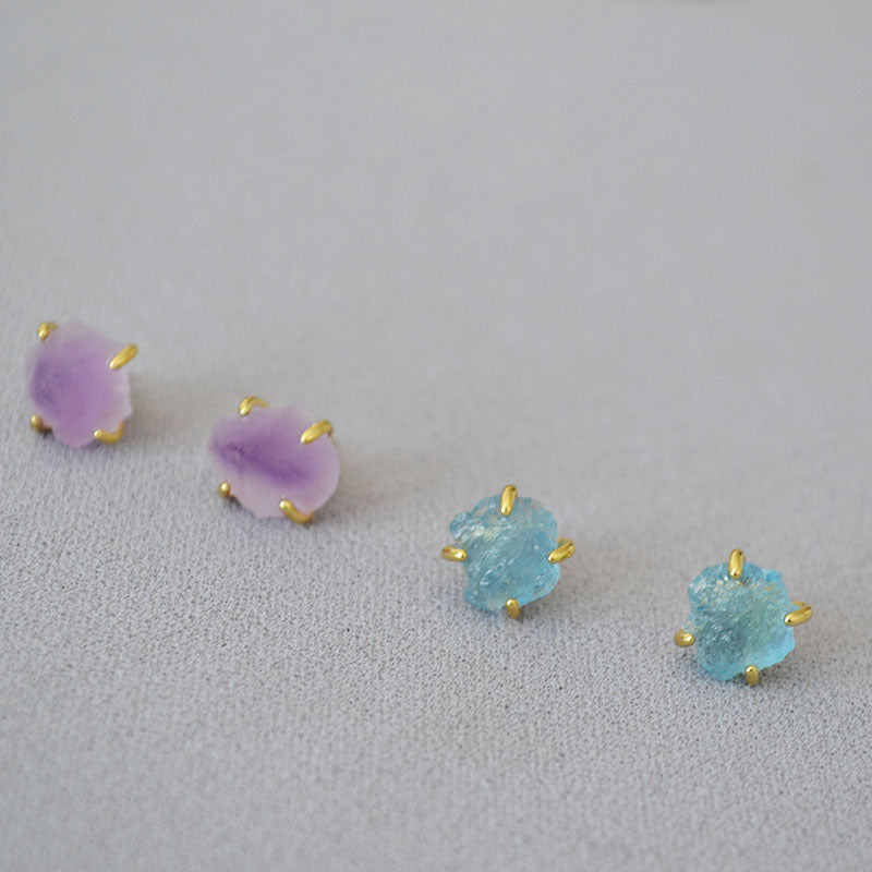 Vintage Handmade Gold Earring