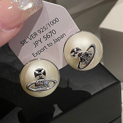 Delicate Artisan Pearl Earring