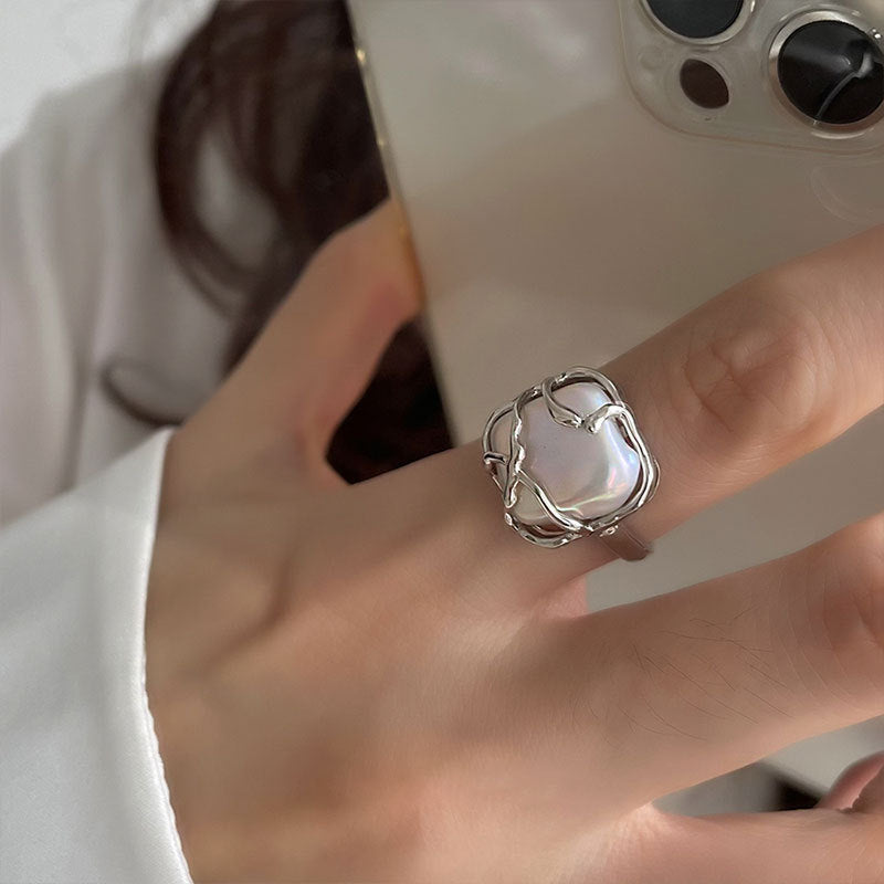 Vintage Handmade Pearl Ring
