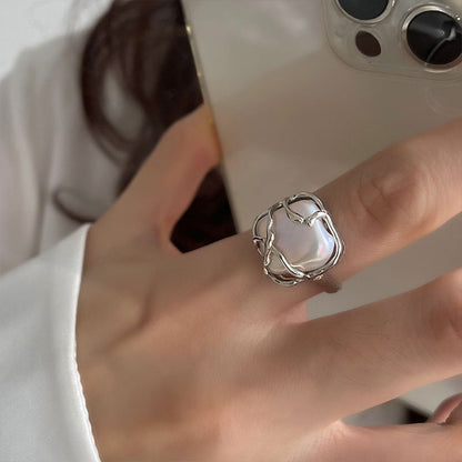 Vintage Handmade Pearl Ring
