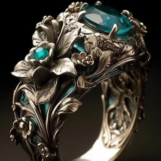 Delicate Artisan Gold Ring