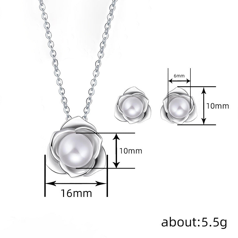 Beautiful Pearl Set with Unique Style
