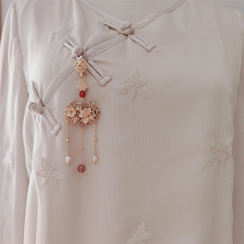 Delicate Artisan Pearl Pendant