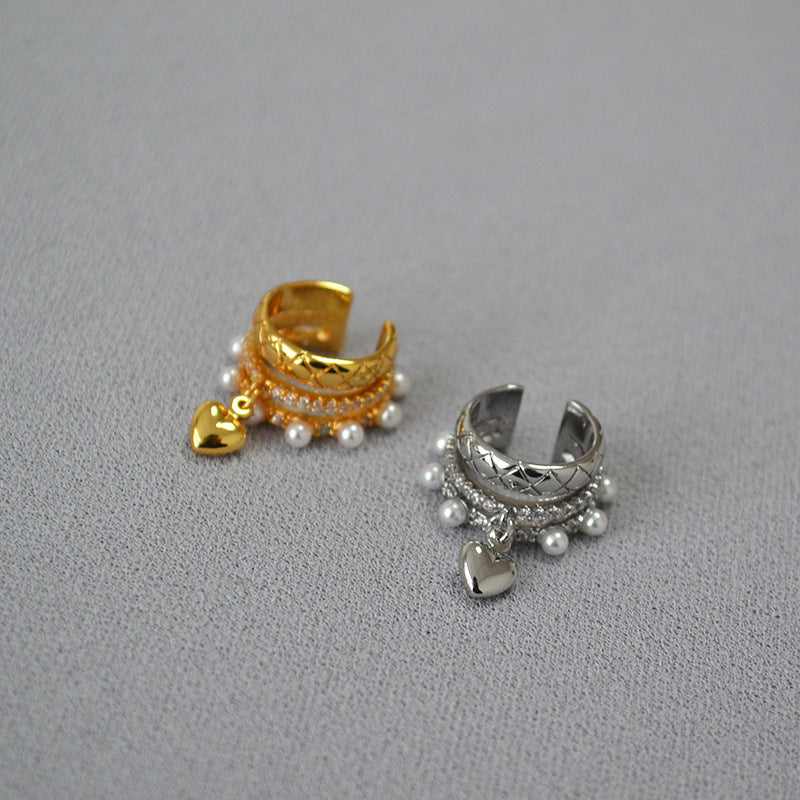 Delicate Artisan Pearl Earring