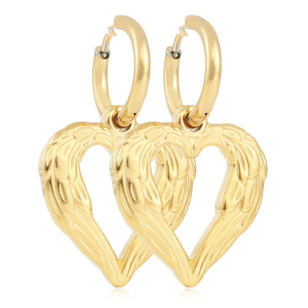 Vintage Handmade Gold Earring