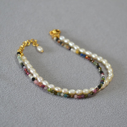 Delicate Artisan Pearl Bracelet